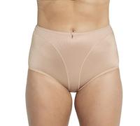 Leonisa Ropa Interior de Estilo clásico con Control de Abdomen para Mujer, Ropa Interior con Faja integrada, Bronce - Bragas de Corte Alto, XXL