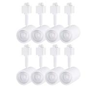 LEONLITE Studio Series - Juego de 8 cabezales de iluminación LED H de 8.5 W, ETL FCC T24, cabezales de luz regulables para tienda, cafetería, 600 lm, CRI90, iluminación de pista H, blanco frío de 4000
