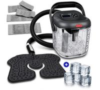 LEONNS Máquina de terapia fría con almohadilla flexible universal | Sistema de crioterapia de hielo para rodilla, hombro, espalda, cadera y más (universal + cubo de hielo)