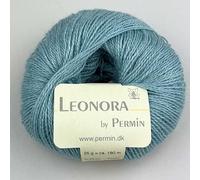 Leonora by Permin - Hilo de lana de seda de mohair (37 nubes veraniegas)