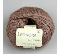Leonora by Permin - Hilo de lana de seda noble (39 camello)