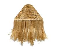 Leonora Indoor - Abat natural de jacinto de agua estilo bohemio para montaje eléctrico E27