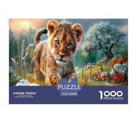 LeónPuzzle Imposible,desafío para Adultos Frost Juego Educativo 1000 Piezas Obra De Arte De Juego De para Adultos Y Niños Mayores De 12 Años 52x38cm/1000pcs