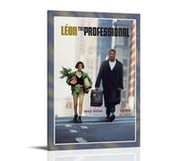 LéonThe ProfessionalPosters para dormitorio, póster estético, pintura decorativa, lienzo, arte de pared, póster para sala de estar, dormitorio, arte de pared, estilo marco, 60 x 90 cm