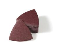 LEONTOOL 30 almohadillas de lijado triangulares de 80 mm con gancho y bucle oscilantes multiherramienta de 3-1/8 pulgadas (80 mm), almohadillas de lijado triangulares sin agujeros