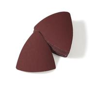 LEONTOOL 30 piezas de lija triangular con gancho y bucle grano 1500 3-1/8 pulgadas, 80 mm, papel de lija multiherramienta sin agujeros y almohadillas de lijado multiherramienta abrasivas triangulares