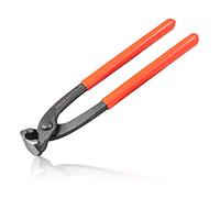 LEONTOOL Alicates de abrazadera de oreja de 10 pulgadas, pinzas de abrazadera de oreja de mandíbula frontal, herramienta crimpadora para uso de fontanería de tuberías de agua