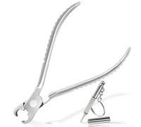 LEONTOOL Alicates de corte de gafas de 5 pulgadas Alicates de reparación de lentes para cortar tornillos largos Tapones de goma de plástico Alicates de corte de reparación de gafas con destornillador profesional de reparación de gafas