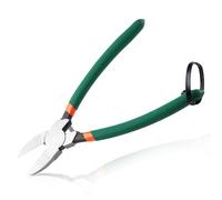 LEONTOOL Alicates de corte de precisión de 8 pulgadas con borde de corte empotrado más largo, alicates de corte diagonal con resorte, alicates de corte lateral para manualidades, joyas, flores, cables