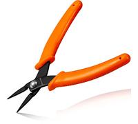 LEONTOOL Alicates de nariz de 5 pulgadas de largo alicates de nariz de punta de 1 mm de diámetro alicates de precisión de mandíbula plana lisa herramienta de fabricación de joyas