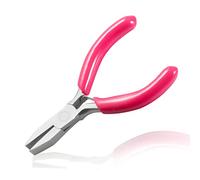LEONTOOL Alicates de nariz plana de 3 pulgadas para hacer joyas de mandíbula suave para hacer joyas Alicates Herramientas Mini Alicates para suministros de fabricación de joyas
