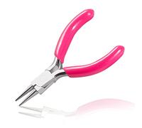 LEONTOOL Alicates de punta redonda de 3 pulgadas, alicates de alambre para hacer joyas, mini alicates para suministros de fabricación de joyas
