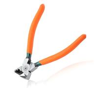 LEONTOOL Alicates diagonales para plásticos de corte empotrado, 90 cortadores de alambre en ángulo para manualidades, cortadores laterales de alambre, cortador de alambre, alicates de corte empotrado