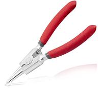LEONTOOL Alicates externos con mandíbula recta, alicates de anillo a presión alicates de anillo de bloqueo, alicates de anillo de retención alicates para quitar anillos de retención y quitar mangueras