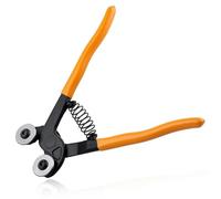 LEONTOOL Alicates para azulejos de cristal de 7,4 pulgadas, de metal duro de alto rendimiento, alicates para mosaicos de ruedas y alicates de cerámica HD, pinzas de agarre suave, herramienta de mano