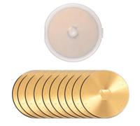 LEONTOOL Cuchillas de corte giratorias de 45 mm, paquete de 10 ruedas de corte de tela, cuchilla giratoria de titanio SK5 de repuesto para Fiskars, Olfa, acolchados, álbumes de recortes, costura