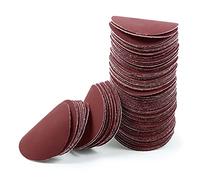 LEONTOOL Discos de lija de gancho y lazo de 2 pulgadas, grano 1500, 100 discos de pulido pulido de metal, madera, goma, cuero, vidrio de piedra