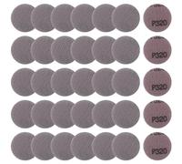 LEONTOOL Discos de lija de malla abrasiva de malla abrasiva de 2 pulgadas, grano 320, paquete de 35 almohadillas abrasivas de red sin polvo, papel de lija para paneles de yeso, papel de lija para
