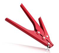 LEONTOOL Herramienta de amarre de cremallera, herramienta de tensado de bridas de cables, herramienta de corte de bridas de cremallera con mango de acero al carbono, herramienta de tensión y corte
