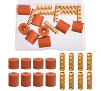 LEONTOOL Impresora 3D Piezas de nivelación de cama calefactora, columna de silicona, soporte de cama sólido de 18 mm, 16 mm, 16 piezas, herramienta de cama caliente estable para Cr-10 Ender 3 Bottom