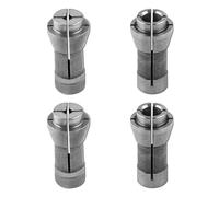 LEONTOOL Juego de 4 Piezas Pinzas para Amoladora Recta Adaptador de Pinza 3mm y 6mm 2 Piezas de 3mm y 2 Piezas de 6mm Accesorio para Grabador y Fresadora