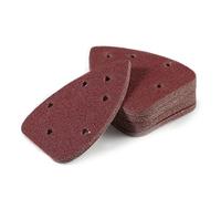 LEONTOOL Lijadora de ratón, 30 unidades, grano 40, 6 agujeros, lijadora de ratón, gancho y bucle, papel de lija para lijadora de ratón, detalle lijadora, disco de lijado