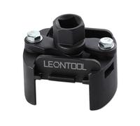 LEONTOOL Llave de filtro de aceite ajustable de 2 mandíbulas de 60-80 mm (2-3/8 a 3-1/8 pulgadas), herramienta de extracción de llave de filtro de aceite resistente, llave universal de filtro de