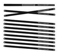 LEONTOOL Mini hojas de sierra para metales de 12 pulgadas de repuesto para corte de metal, surtido de herramientas manuales de repuesto para cortar madera, PVC, tubo de cobre, tubo de hierro, acero