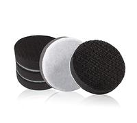 LEONTOOL Paquete de 5 almohadillas de espuma suave de gancho y bucle de 2 pulgadas (50 mm), almohadilla de amortiguación de esponja sin agujero, almohadillas de lijado de espuma de alta densidad