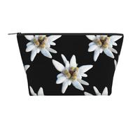 Leontopodio Edelweiss, Bolsa de artículos de tocador Bolsa de Maquillaje Bolsa de cosméticos Bolsa de artículos de tocador de Viaje portátil