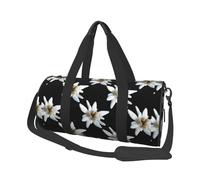 Leontopodio Edelweiss, Bolsa de Viaje de Gran Capacidad, Bolso Redondo, Bolsa de Viaje Deportiva, Bolsa de Mano, Bolsa de Fitness