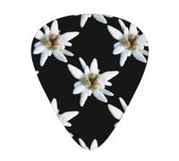 Leontopodium Edelweiss,12 púas de guitarra, 3 grosores diferentes para guitarra acústica, bajo y ukelele