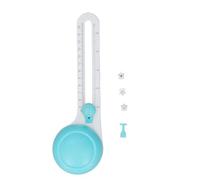Leopacat Cortador de Papel Circular, Cuchillo de Corte Redondo Giratorio, Cortadores de Tarjetas Herramienta para áLbumes de Recortes con 3 Cuchillas Reemplazables para Manualidades de Papel