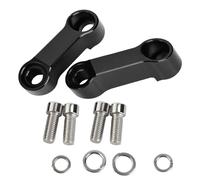 Leopacat Extensor Espejo Retrovisor Moto, 10mm 8mm Kit de Extensión de Adaptador Elevador de Montaje de Espejo Retrovisor Universal Aleación de Aluminio para Scooter de Motocicleta