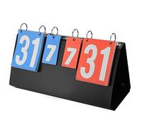 Leopacat Marcador Deportivo, Marcador de 6 Dígitos Puntuación Portátil para Tenis de Mesa, Baloncesto, Competición,Baloncesto, Multideportes Juegos Competición Deportiva