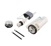 Leopacat Mecanismo Cisterna Universal,Inodoro Kit de Reemplazo de VáLvula de Llenado de VáLvula de Llenado de BotóN Pulsador de Inodoro Cisterna de Descarga Doble SifóN Compatible Tanque 23 a 27cm