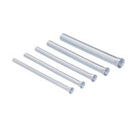 Leopacat Muelles Tubo,5Pz Dobladora de Resorte Tubo Exterior 21cm Juego Dobladoras de Tubos para Aire Acondicionado Cobre,Tubos Acero de Pared Delgada Paquete 1/4'', 5/16'', 3/8'', 1/2'' y 5/8''