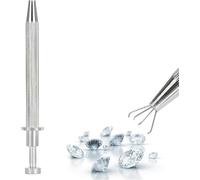 Leopacat Pinzas para Joyería,Pinzas Precisión para Diamantes y Componentes