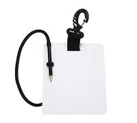 Leopacat Pizarra Buceo,Pizarra De Escritura SubacuáTica con Clip Giratorio de 360° Y LáPiz para Buceadores Escriban Deportes AcuáTicos NatacióN De Buceo Alta Visibilidad 147 X 183 X 3 mm