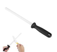 Leopacat Varilla De Afilar De Cerámica,12.99inch Afilador de Cuchillos de Cerámica Manual, Afilado de Cuchillos de Cocina Para Pulir y Alisar Bordes para Cuchillo de Chef Grano 3000