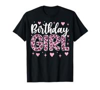 Leopard Cheetah Birthday Girl Animal Party Camiseta