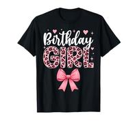 Leopard Cheetah Birthday Girl Animal Party Camiseta