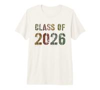 Leopard Class of 2026 Orgulloso Graduación Adiós Año Senior Camiseta Premium