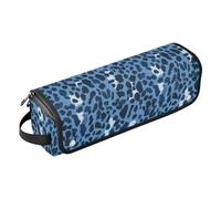 Leopard - Estuche de viaje 2 en 1 para rizador de pelo con almohadilla resistente al calor, impermeable, organizador de viaje para planchas planas, alisadores, rizadores, organizador portátil para