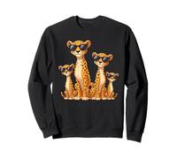 Leopard Family Sunglasses Safari Zoo Animal Lover Leopard Sudadera