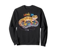 Leopard Gecko Playing Video Game Lizard & Reptiles Gamers Sudadera