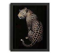 Leopard Home Decor Wall Art Print Minimalist Animal Poster Leopard Print A5 A3 Poster A4 - Inspirador Motivacional Arte de la pared Vida diaria Cita alentadoras frases cortas famosas palabras inspira