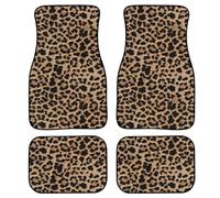 Leopard - Juego Completo de 4 Alfombrillas universales Delanteras y traseras para automóvil, para Todo Tipo de Clima, para SUV, sedán, camión, Furgoneta