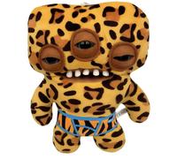 (Leopard)Llavero de felpa coleccionable Fuggler con piel corta suave para niños regalo y decoración