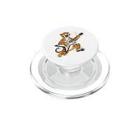 Leopard Playing Guitar Star Rock and Roll Mujer Leopard PopSockets PopGrip para MagSafe